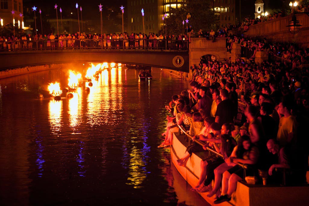 Crowd at WaterFire