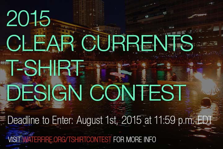 2015 Clear Currents T-shirt Design Content. Deadline to enter is August 1st, 2015