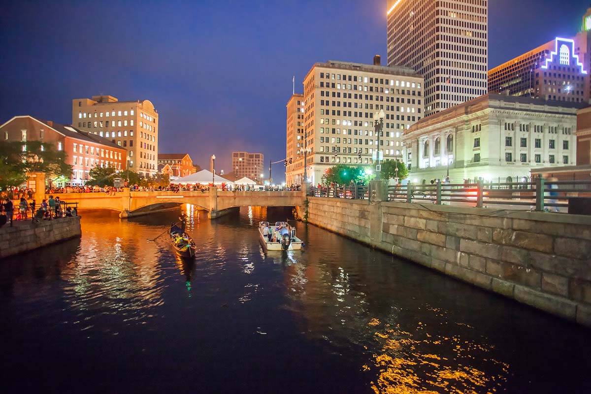 2018-7-14-Gondola-and-Providence-River-Boat-Photograph-by-Erin-Cuddigan