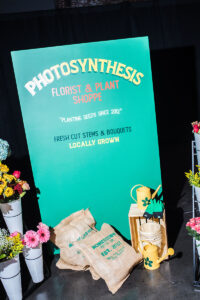 Photosynthesis flower shop activation by stay silent PVD