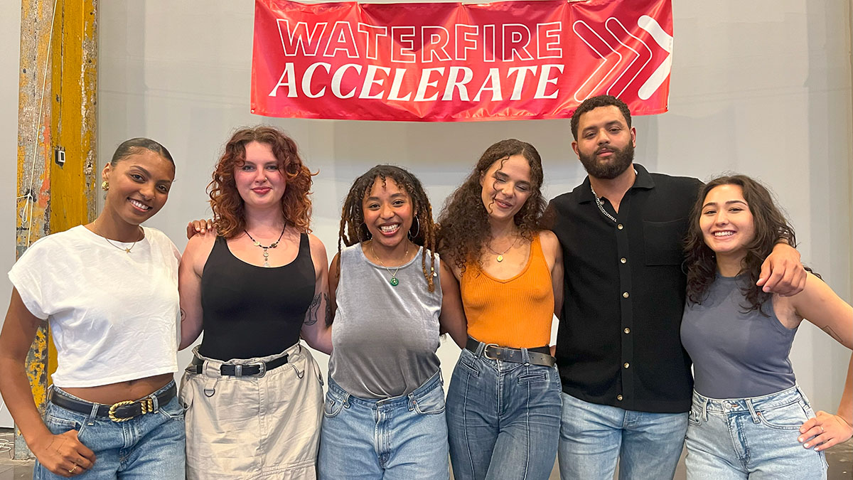 WaterFire Accelerate artists with Sydney Darrow