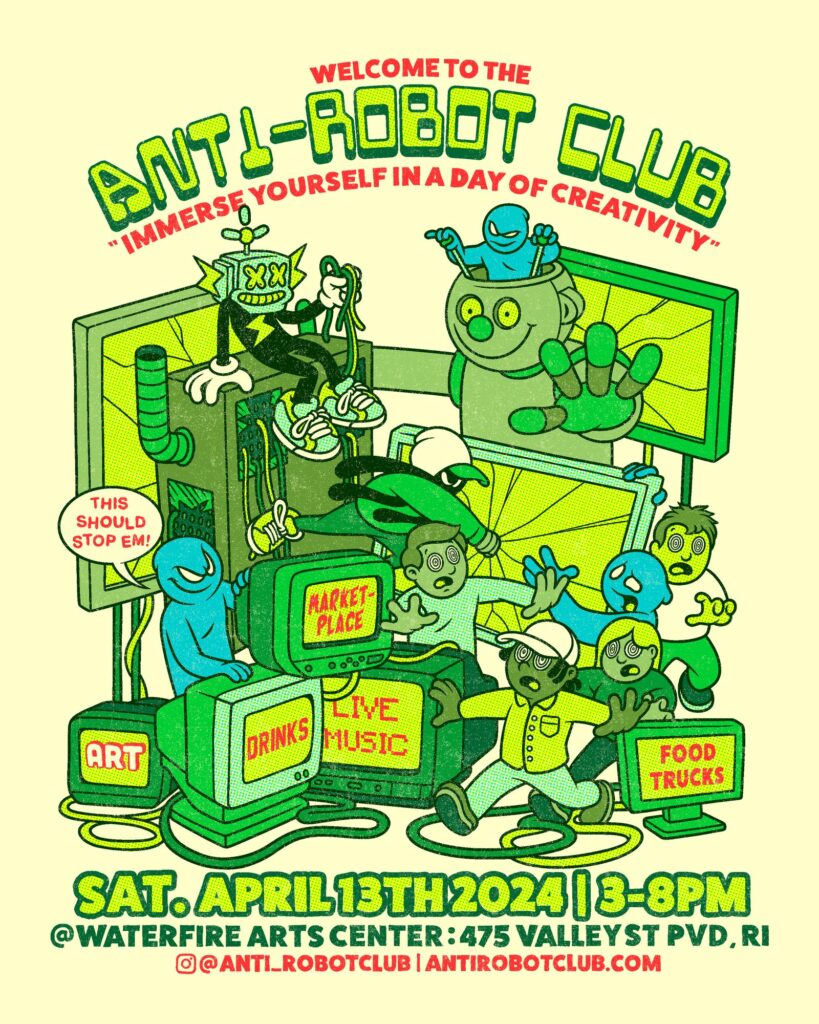 Anti-Robot Club Saturday, April 13th 2024