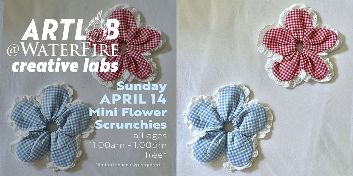 Make Your Own Mini Flower Scrunchies