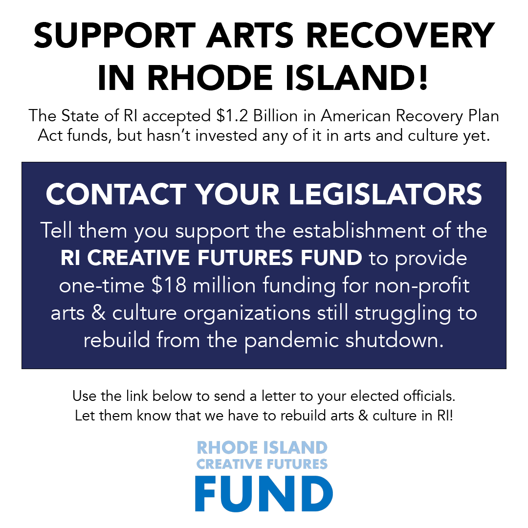 Support Arts Recovery in Rhode Island!